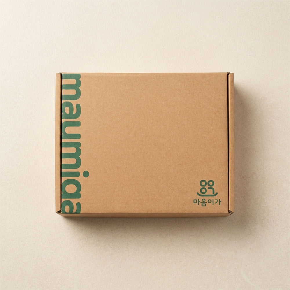 [Maumiga] Flat Sheet Mugwort Injeolmi Kit 2kg x 2 + Pumpkin Injeolmi Kit 2kg x 2 _Free Shipping in the 2nd WK/ July