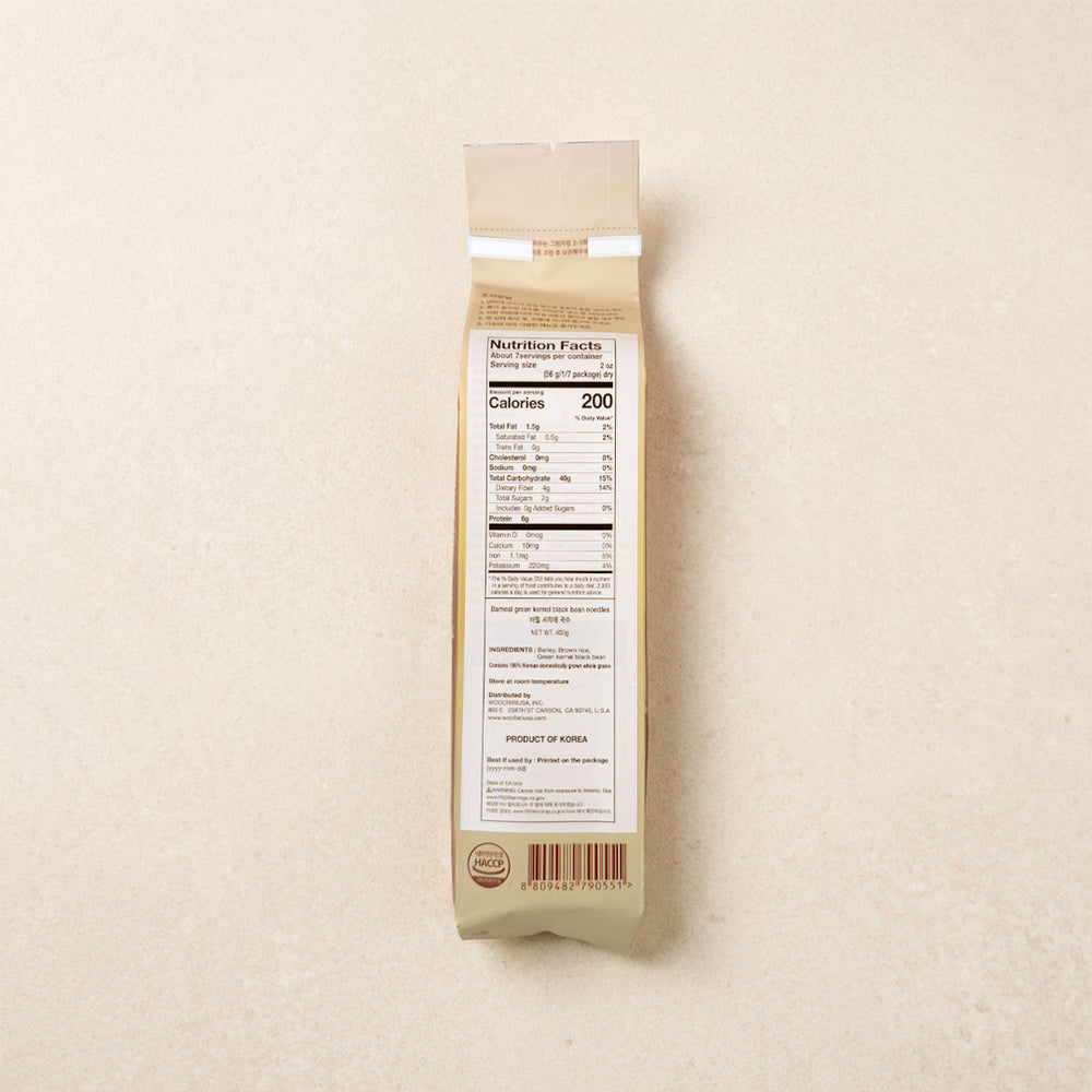 [바밀] 서리태 100 국수 400g