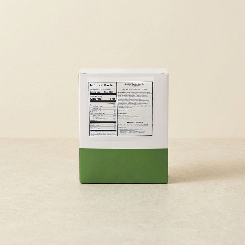 [이른비] 고즈넛 감태 견과바 350g (35gx10)