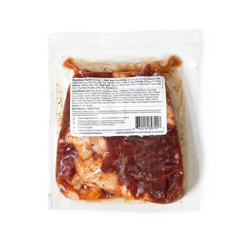 [Juicybite] 고추장 오리주물럭 8oz x 3팩 + 간장 불고기 오리주물럭 8 oz x 3팩 (묶음)