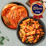 [Korea Direct Delivery C] Cheongju Cheongone Cabbage Kimchi 3kg + Radish Kimchi 2kg