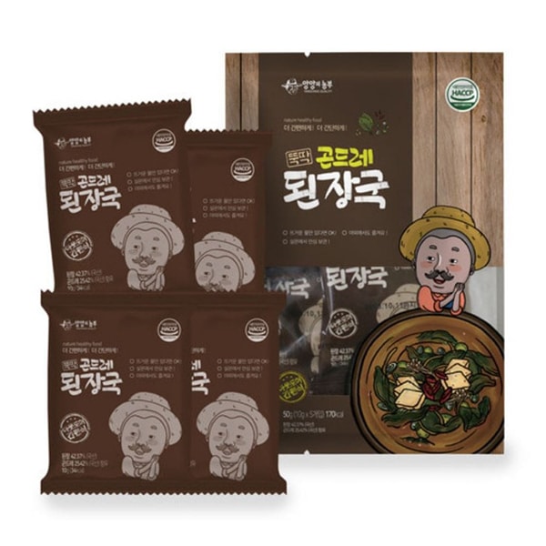 Soybean Paste Soup with Cirsium Setidens 50g (10g x 5pcs) x 3packs (Set)