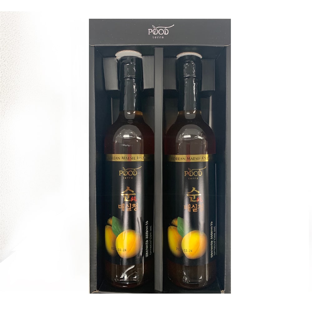 [순천엔매실] 순매실청세트 (500ml x 2) x 4박스_무료배송 (묶음)