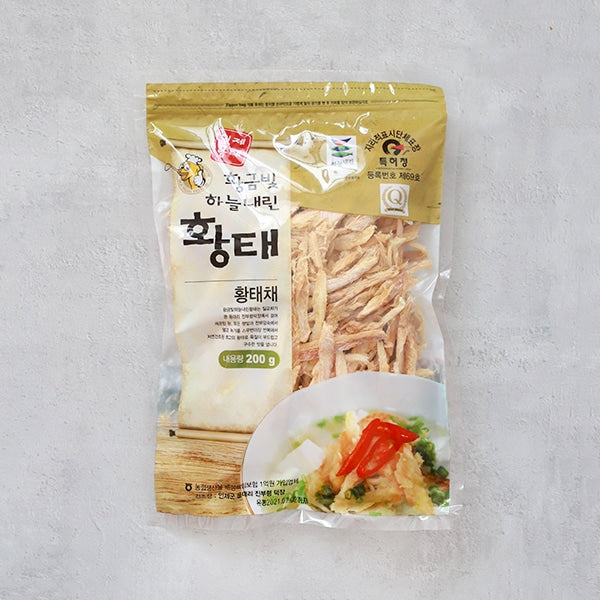 [대륭] 황금빛 하늘내린 황태채 200g x 2 (묶음)