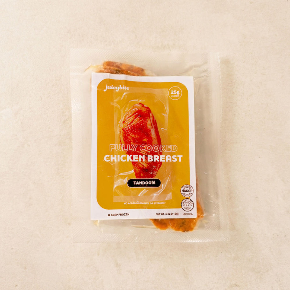 [Juicybite] 60초 완성! 한국식 닭가슴살 탄두리맛 4oz x 2팩 (묶음)