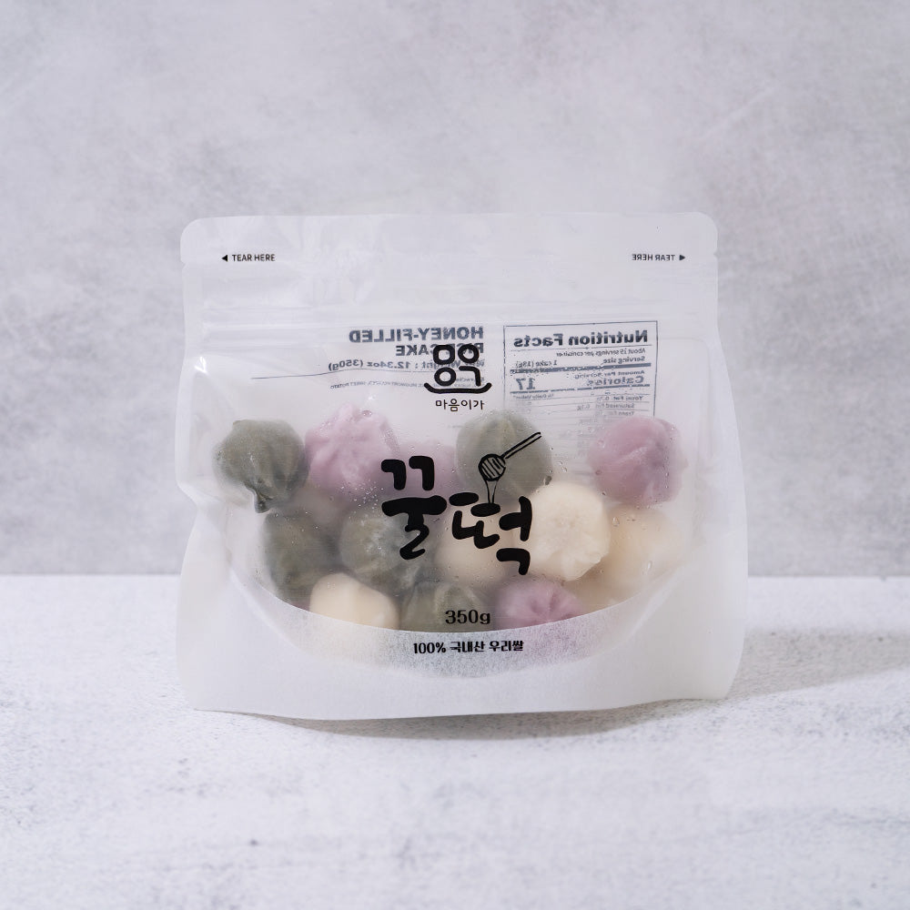 [마음이가] 모듬 꿀떡 350g + 모듬 바람떡 350g + 호박인절미 300g_타임딜 (묶음)