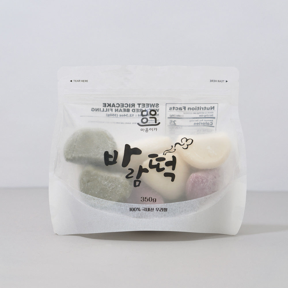 [마음이가] 모듬 꿀떡 350g + 모듬 바람떡 350g + 호박인절미 300g_타임딜 (묶음)