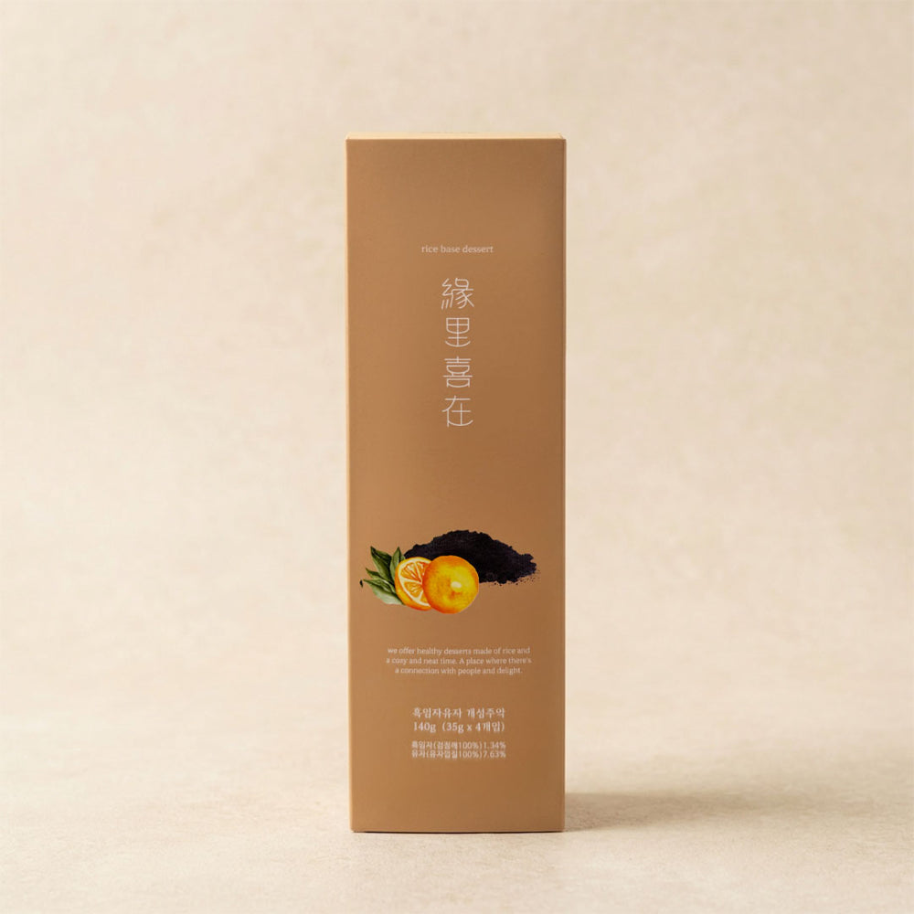 [연리희재] 개성주악 흑임자유자 140g (35gx4개입)