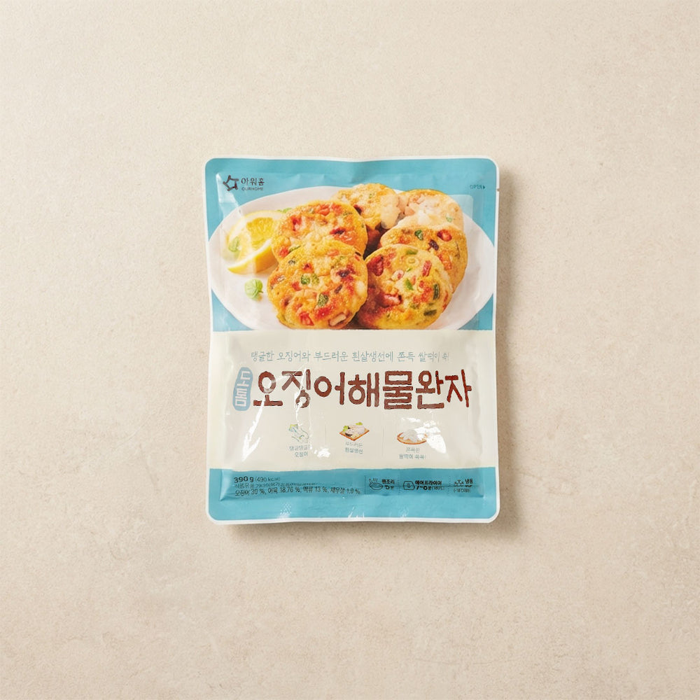 [Ourhome] Thick Squid & Seafood Patties 390g x 2pk