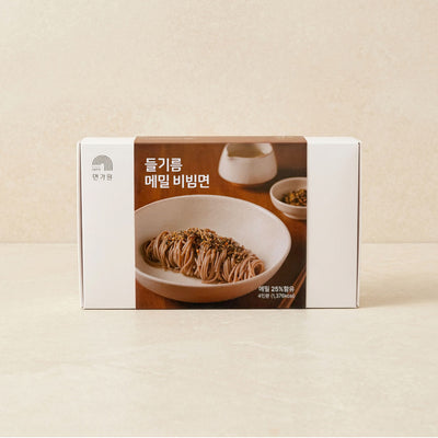 [면가원] 들기름 메밀 비빔면 밀키트 400g (4인분)