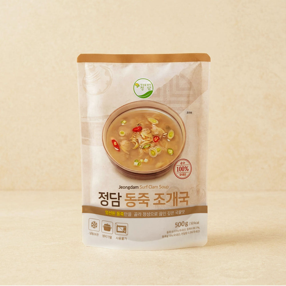 [Jeongdam] Surf Clam Soup 500g x 2pk