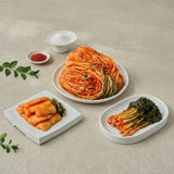 [예소담] 포기김치 3kg x 2팩 + 총각김치 850g + 파김치 800g (묶음) _무료배송특가_ 3월 넷째 주 순차발송