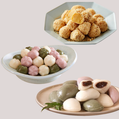 Assorted Honey Rice Cakes 350g + Assorted Wind Rice Cake 350g + Sweet Pumpkin Rice Cake 300g