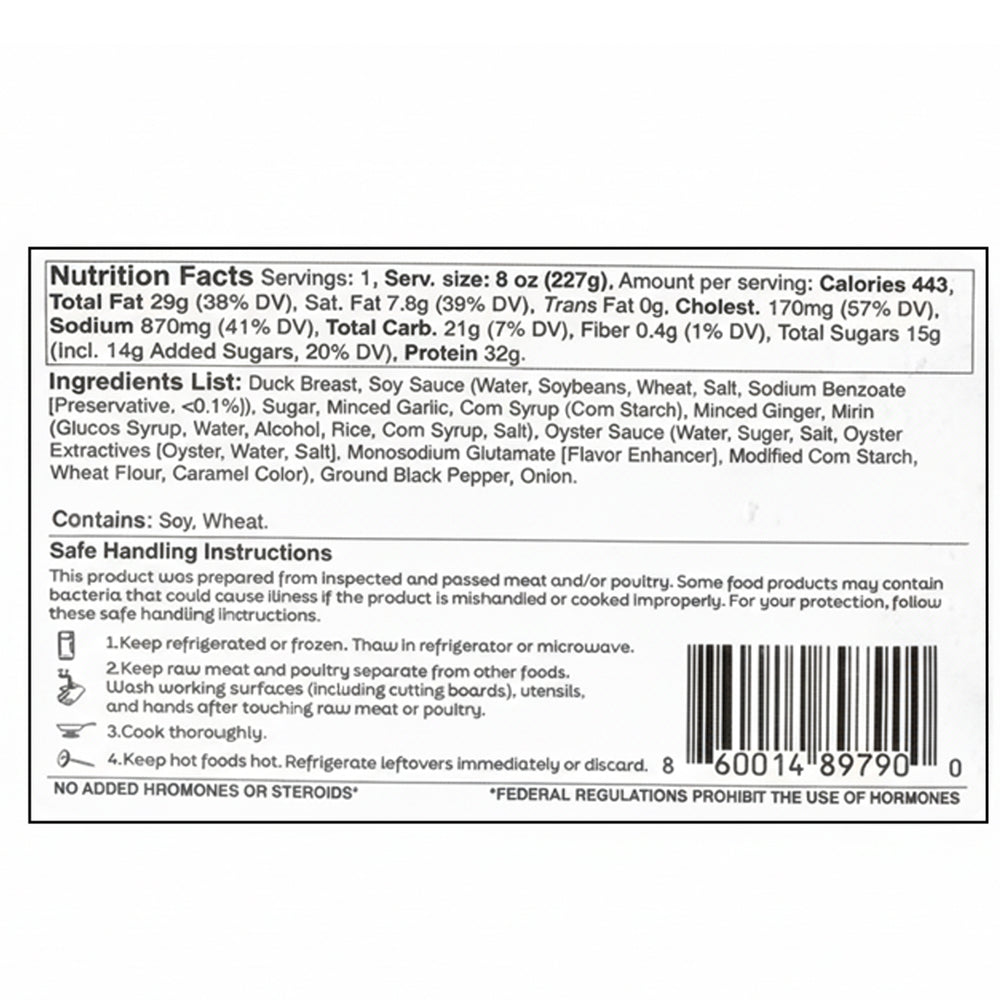 [Juicybite] Duck Breast Soy Sauce Bulgogi 8oz x 3pk