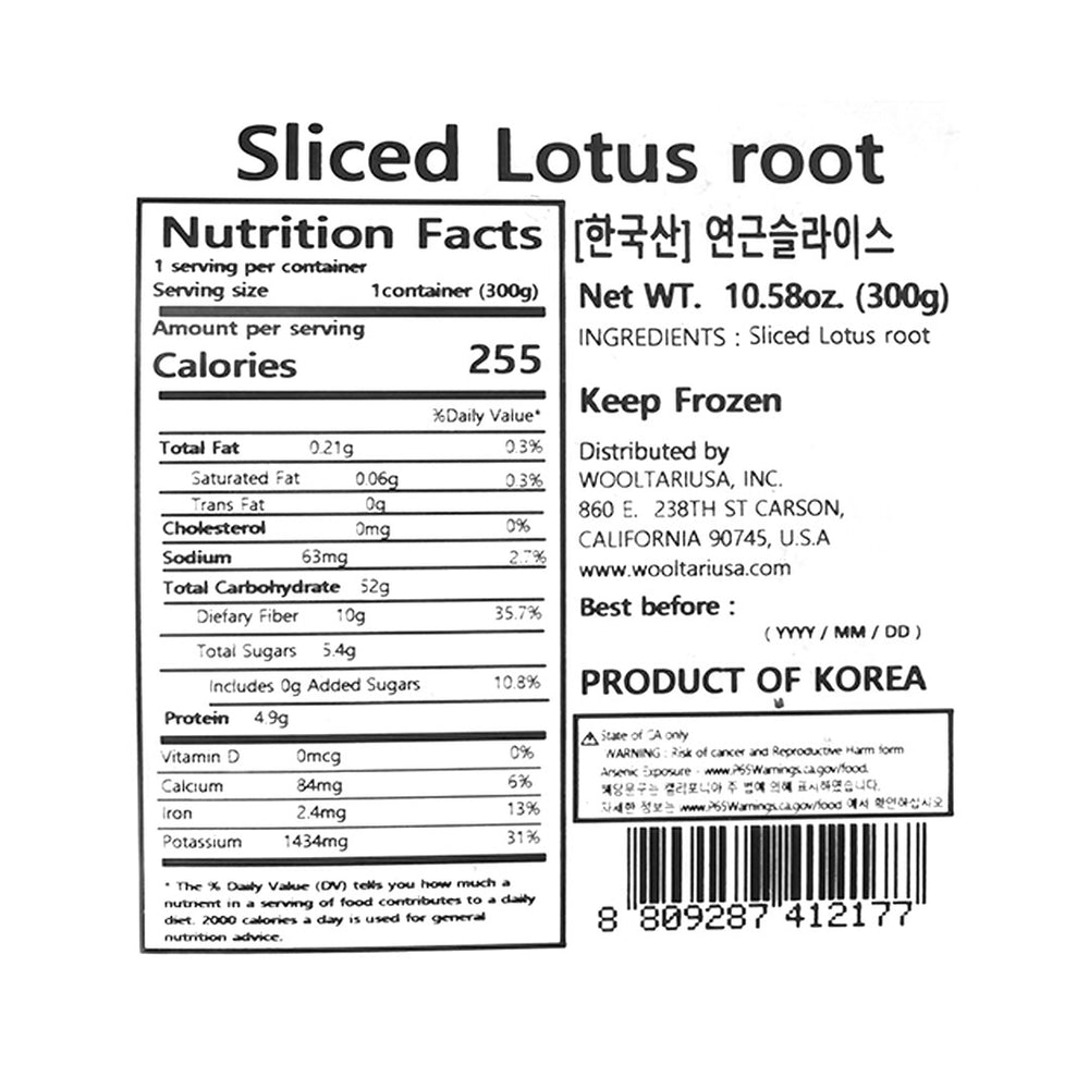 Sliced Lotus Root 300g