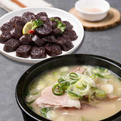[울타리] 부산 돼지국밥 2lb + 명품찰순대 1lb (묶음)_타임딜
