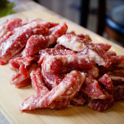 Korean Inspired BBQ Seasoned Beef Rib Fingers 1lb