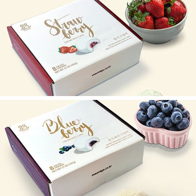 Strawberry Cream Rice Cake 480g + Blueberry Cream Rice Cake 480g