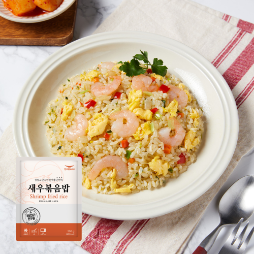 Vegetable Fried Rice 300g + Shrimp Fried Rice 300g + Kimchi Fried Rice 300g (Set)