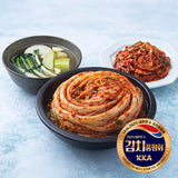 [한국직배송 A] 김치품평회 콕김치 경기도식 보쌈김치 2kg + 보쌈무말랭이 500g + 동치미 1kg
