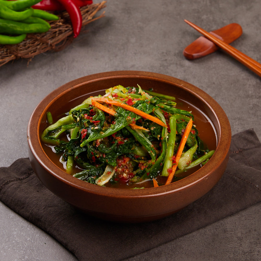 Namdo Style Kimchi Red Pepper Young Radish & Napa Cabbage Water Kimchi 2kg + Red Mustard Leaf Water Kimchi 2kg_Korea Direct Delivery C