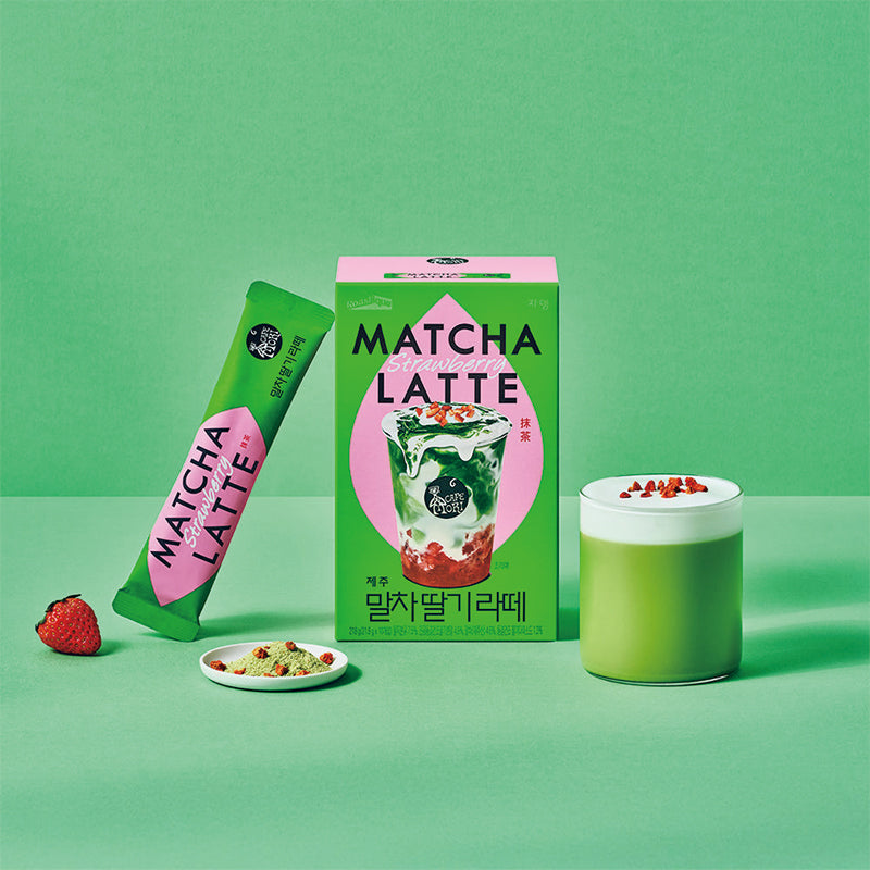 [쟈뎅] 제주 말차 딸기라떼 (20gx10개)
