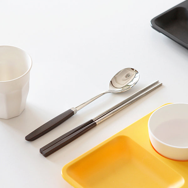 [베르베] 수저세트 잉크블랙 5세트 + 아이보리 5세트_무료배송특가 (묶음)