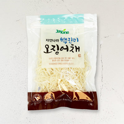 Seasoned Dried Squid Slices 6 oz