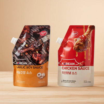  Garlic Soy Sauce 500g + Chicken Sauce 500g