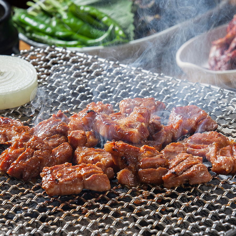 [울타리] 정성칼집 양념 돼지목살 2lb