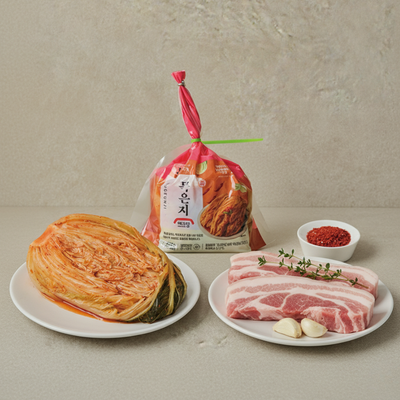 [울타리] 통삼겹살 2lb + [예소담] 묵은지 900g (묶음)_ 타임딜