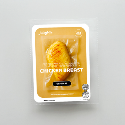 [Juicybite] 60초 완성! 한국식 닭가슴살 오리지널 4oz x 2팩 (묶음)
