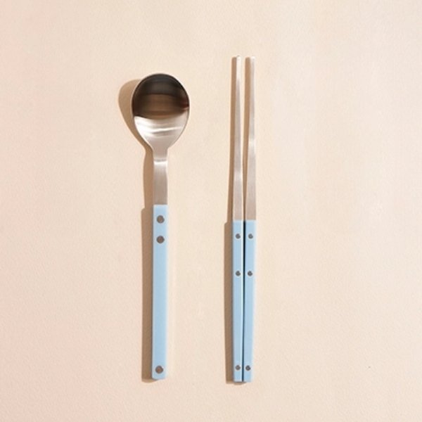 Sentier Satin Spoon + Chopstick Set Sky