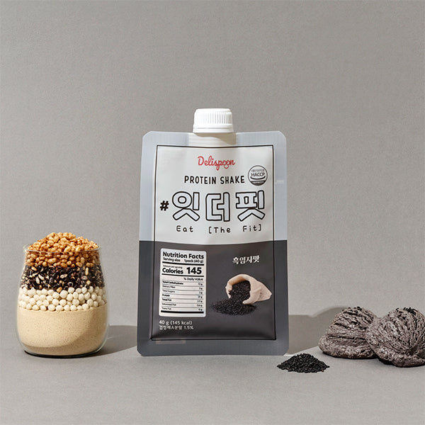 Eat The Fit Shake - Black Sesame Flavor 280g (40g x 7 packs)