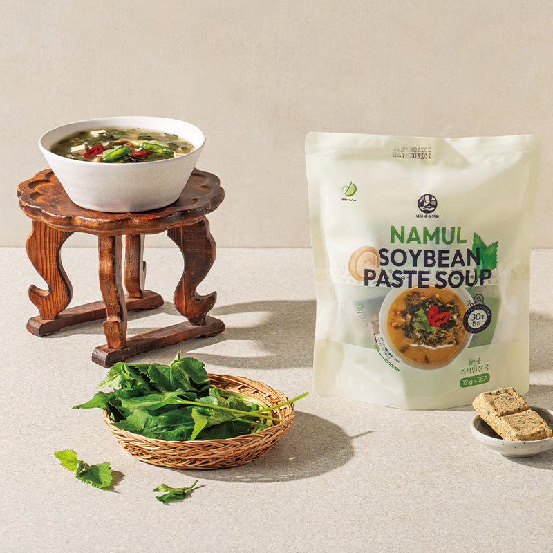 [Damwoo] Namul Soybean Paste Soup 60g (12gx5) x 2