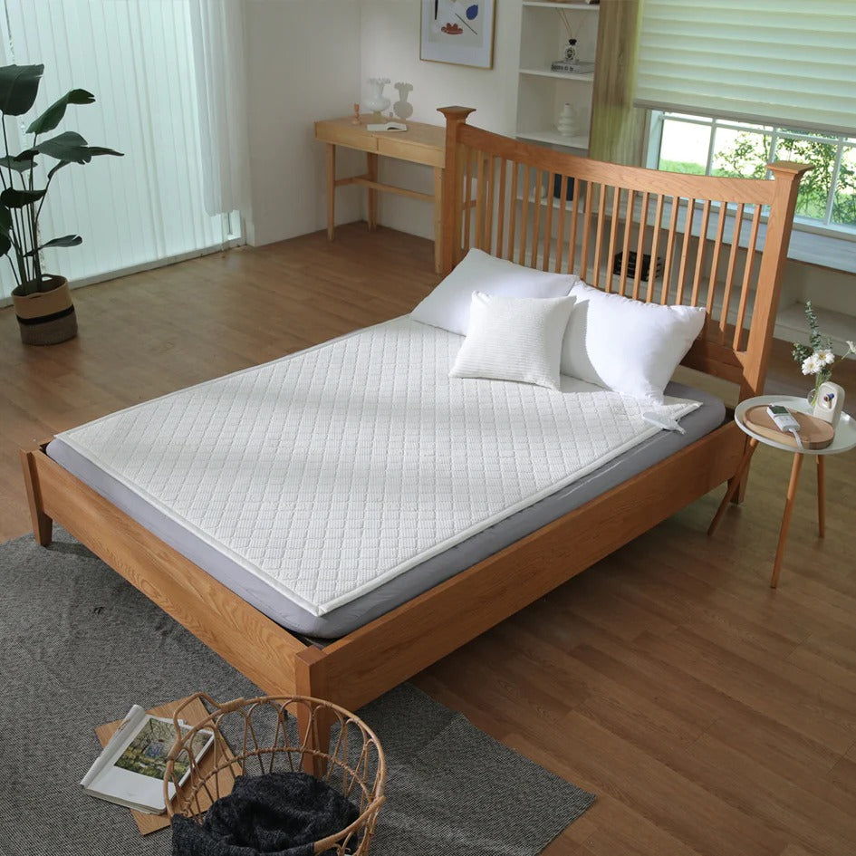 Tencel Heated Mattress Pad Single_Free Shipping