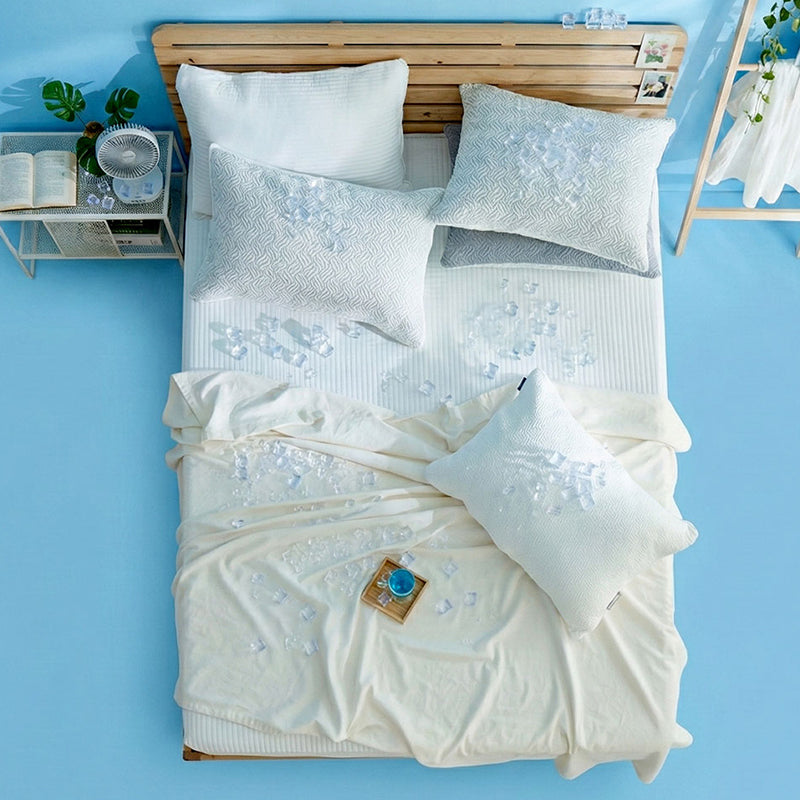 [K Direct Delivery] Joeun Jari Duraron Cool Touch Pad & Pillowcase Bedding Set SS/K