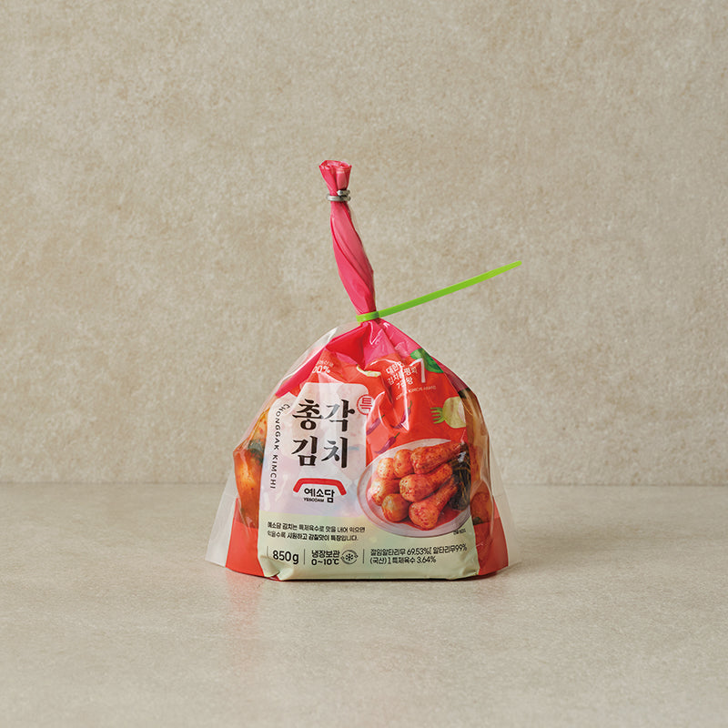 [예소담] 포기김치 3kg x 2팩 + 총각김치 850g + 파김치 800g (묶음) _무료배송특가_ 3월 넷째 주 순차발송