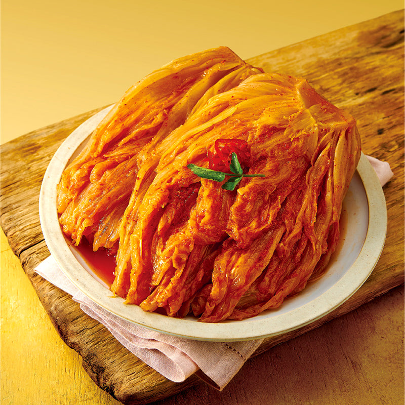 Cabbage Kimchi x 2pk + Radish Kimchi x 2pk + Fermented Kimchi + Green Onion Kimchi (Set) | *Free* Sliced Kimchi 