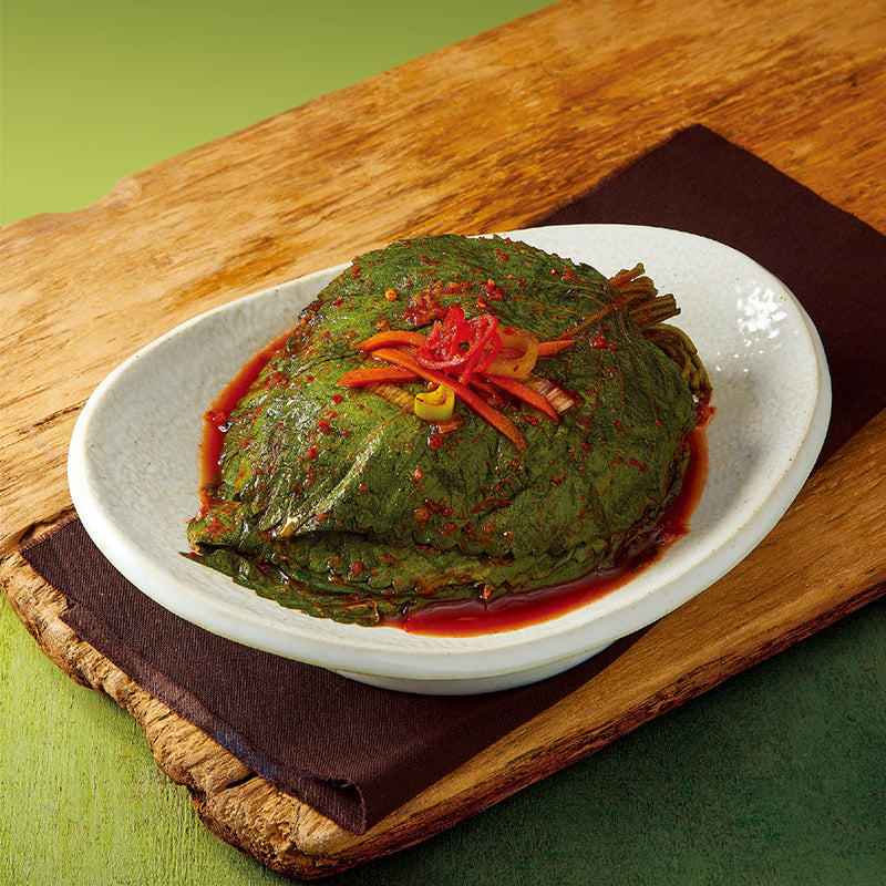 Cabbage Kimchi + Green Onion Kimchi + Young Radish Green Kimchi + Radish Kimchi + Perilla Leaf (Set) | *Free* Sliced Kimchi 