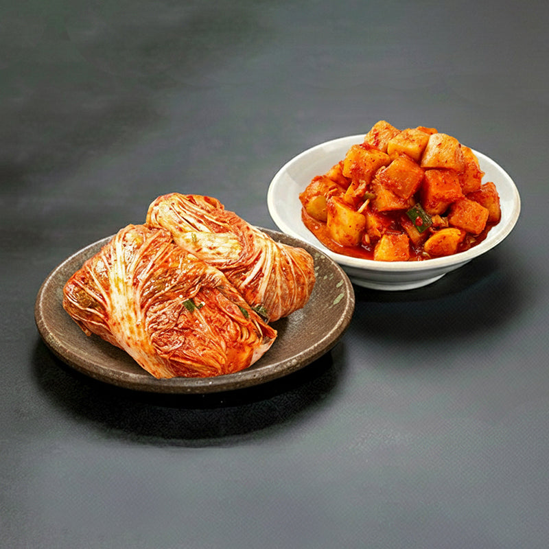 [한국직배송 B] 황진담 제철 보쌈김치 2kg + 깍두기 2kg