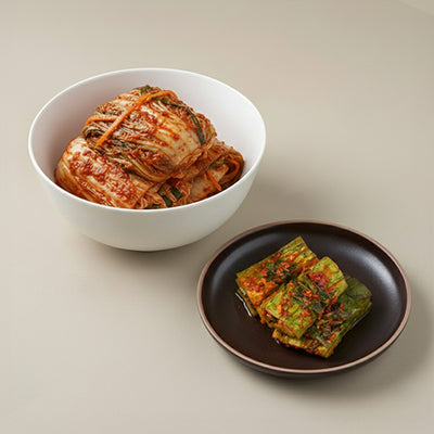 [한국직배송 C] 연천군 미금치 제철 보쌈김치 2kg + 오이소박이 2kg