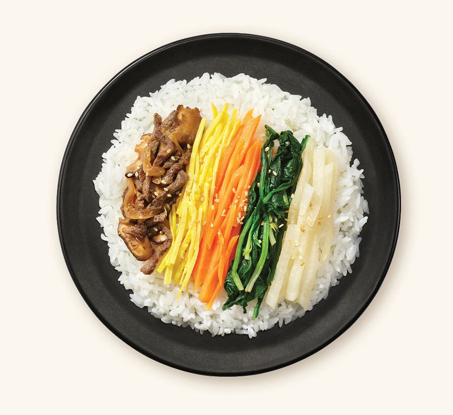 [아워홈] 온더고 전주식 오색비빔밥 (Soy Based Bulgogi & Four Veggie Bibimbap) 320g